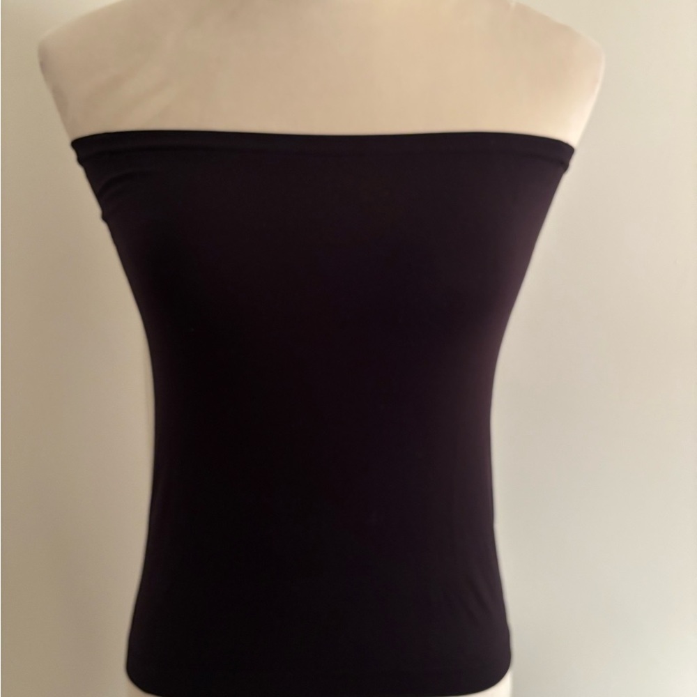 Express Elegant Black Strapless Top Large